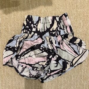 Free people butterfly print shorts